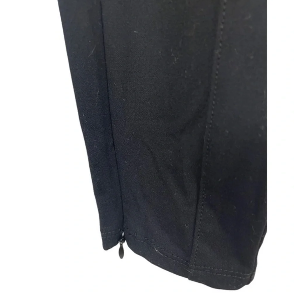 Open Edit Black Knit Split Hem Pants XXS NWT